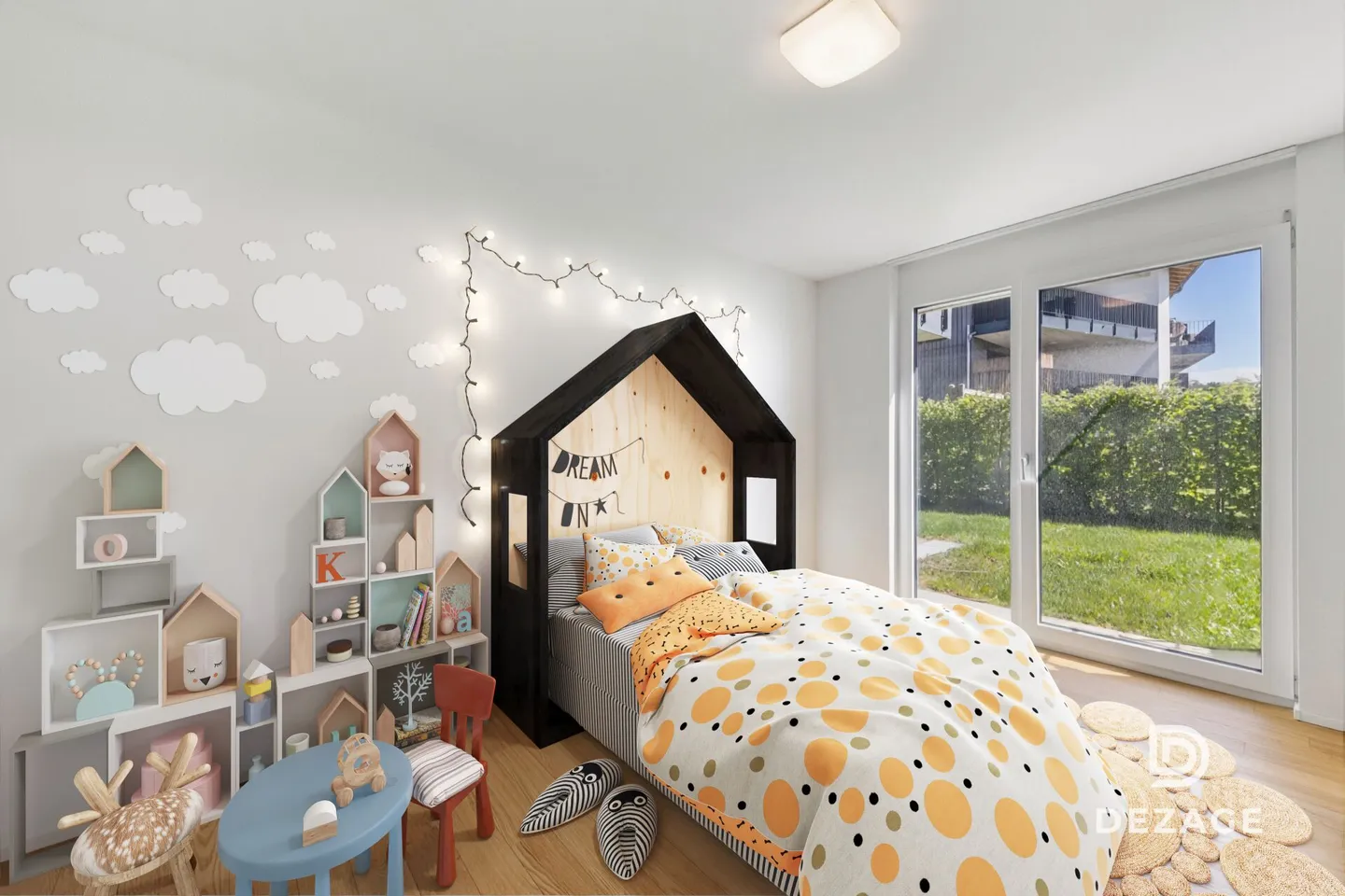 3,5-Zimmer-Wohnung im Erdgeschoss, ideal gelegen 5 Minuten von Bulle. - Foto 10 von 15