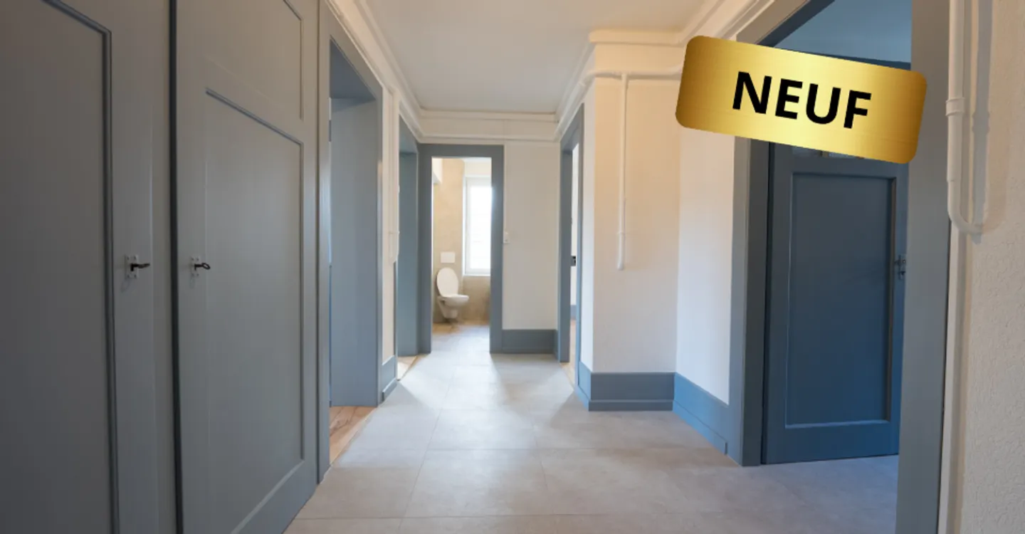 Appartement rénové à Le Locle - Photo 1 sur 13