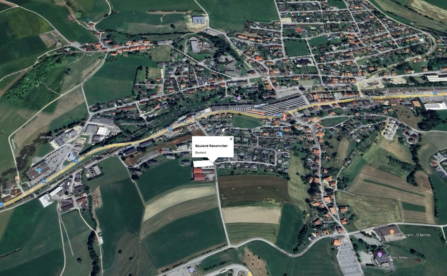 Attraktives Baugrundstück mit bewilligtem Projekt für 11 moderne Wohnungen in Reconvilier (Berner Jura) - Foto 4 von 9