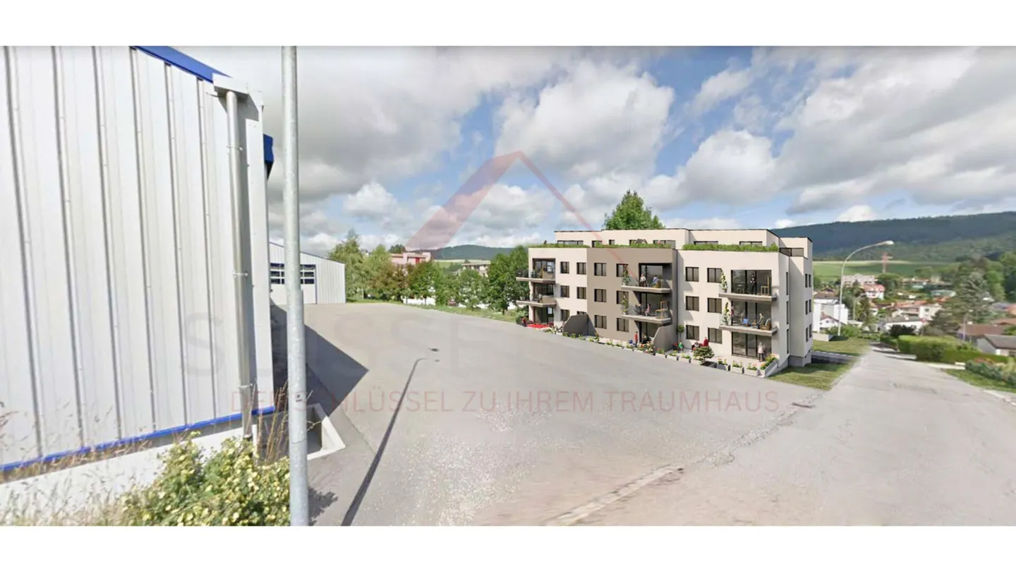 Attraktives Baugrundstück mit bewilligtem Projekt für 11 moderne Wohnungen in Reconvilier (Berner Jura) - Foto 5 von 9
