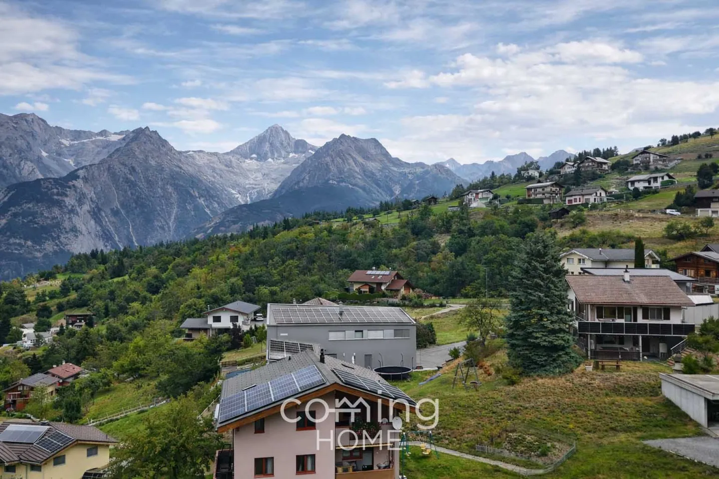 Terrain ensoleillé à Bürchen avec vue imprenable sur les montagnes - Photo 4 sur 7