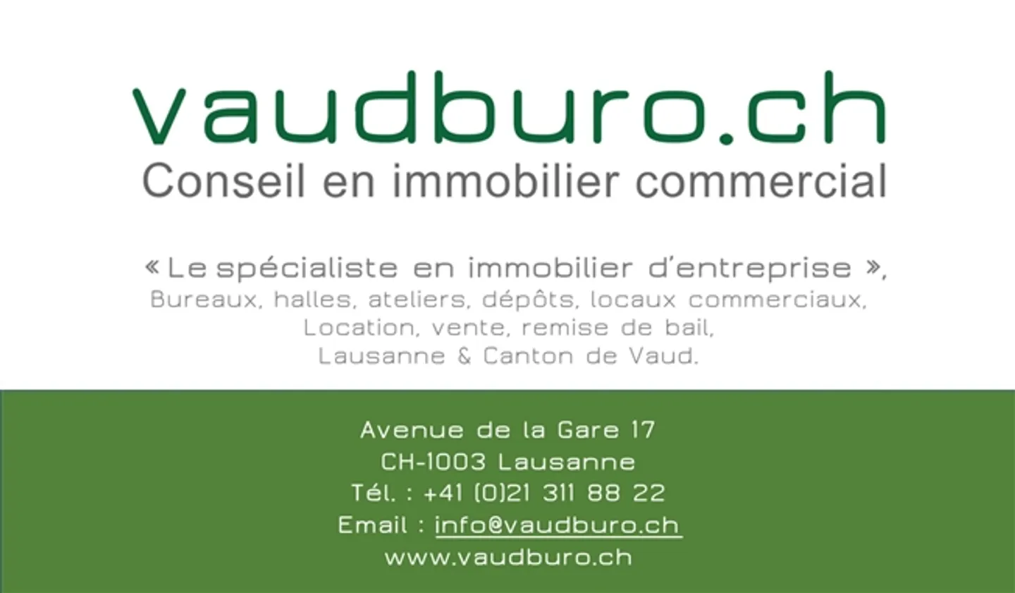 Waadtländer Büros, 4 Etagen von 750 m2 noch zu vermieten Minergie teilbar ab 350 m2 am Fusse der Metro M1 und SBB Station - Foto 11 von 11