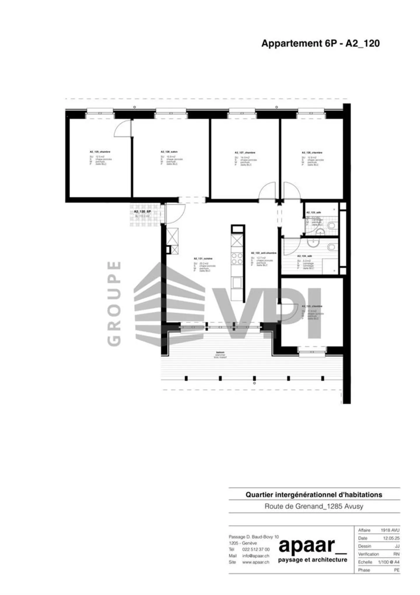 Appartamento 6.5 locali al piano terra (lotto N°A2-120 Bat.A) - Foto 1 di 8