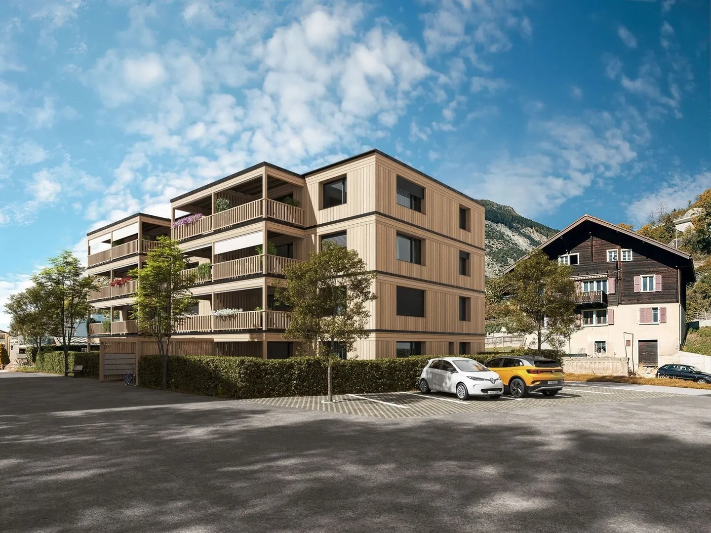 Aussergewöhnliche Attikawohnung in Steg - Foto 2 von 8