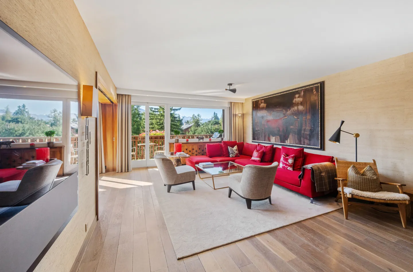 4006. 4,5-Zimmer Luxuswohnung, nahe dem Zentrum von Crans - Foto 2 von 21
