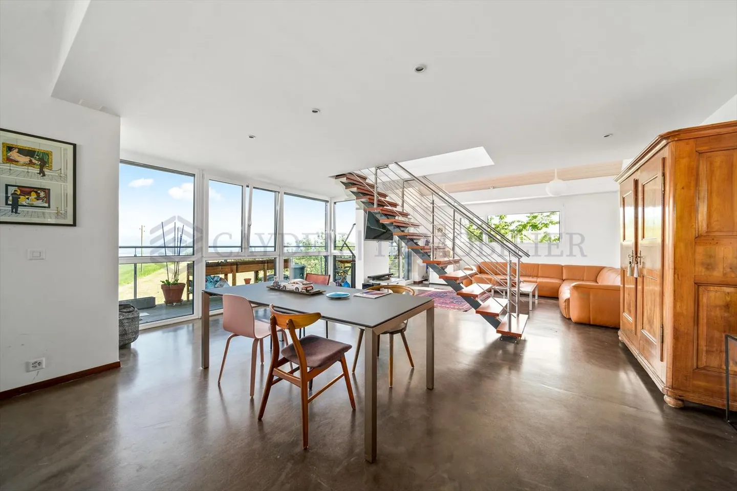 Exklusiv !! Superbe 6.5 Zimmer im letzten Stock, mit Blick auf den See - Foto 8 von 13