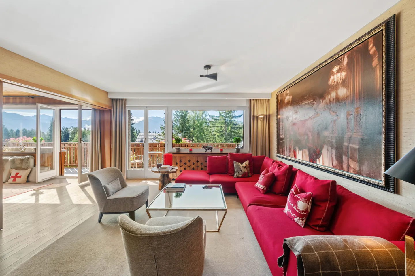 4006. 4,5-Zimmer Luxuswohnung, nahe dem Zentrum von Crans - Foto 8 von 21