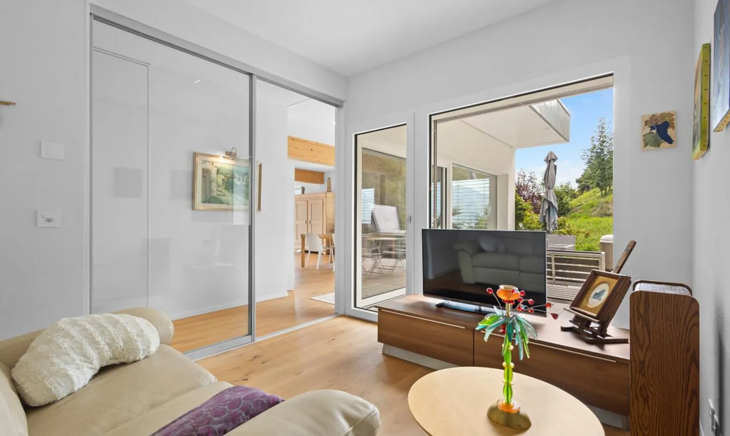 Außergewöhnliche Residenz: Obergeschoss mit Panoramablick auf die Alpen - Foto 9 von 11