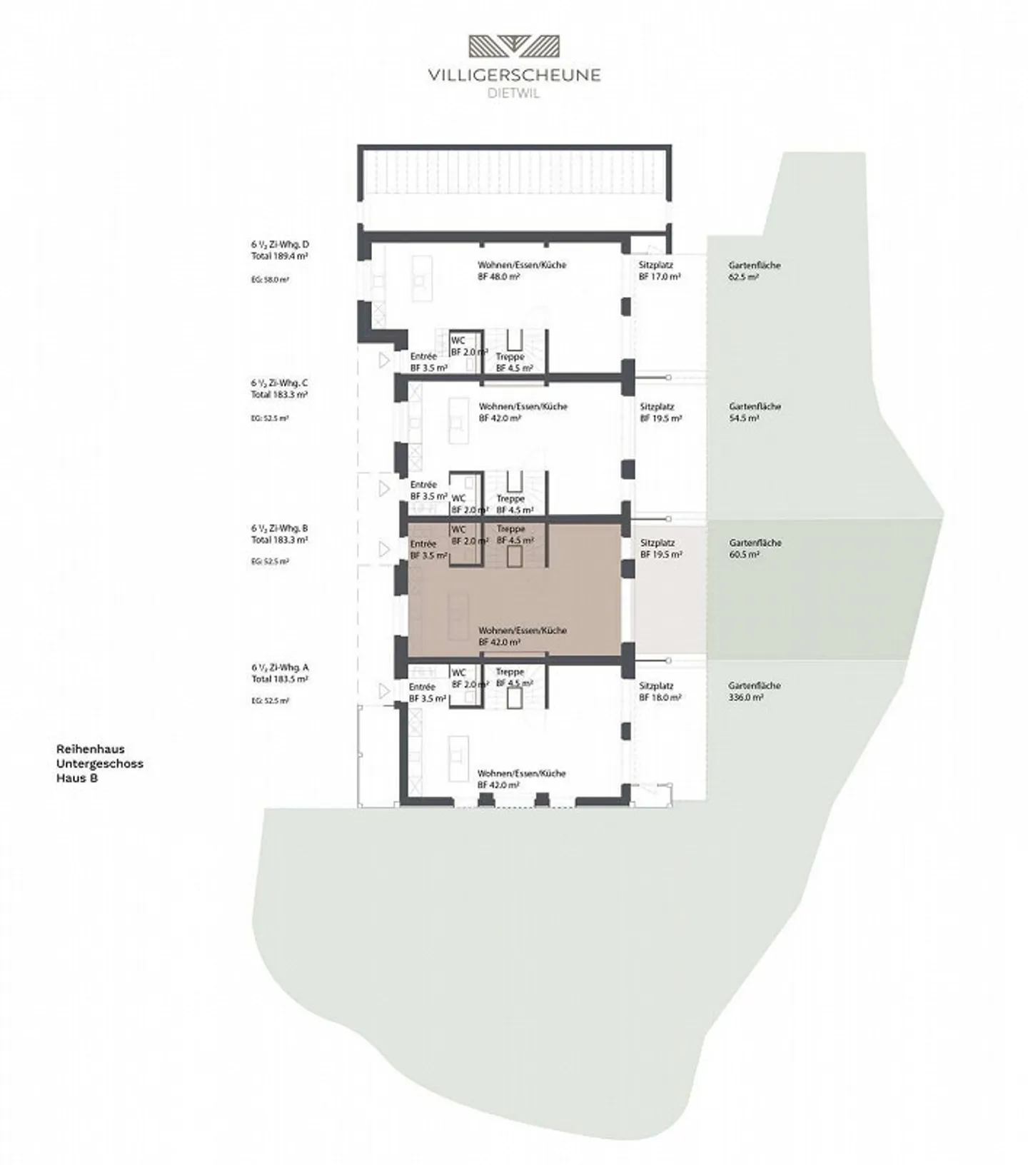 Villigerscheune 6.5 Room Middle Row House - South - Photo 8 of 13