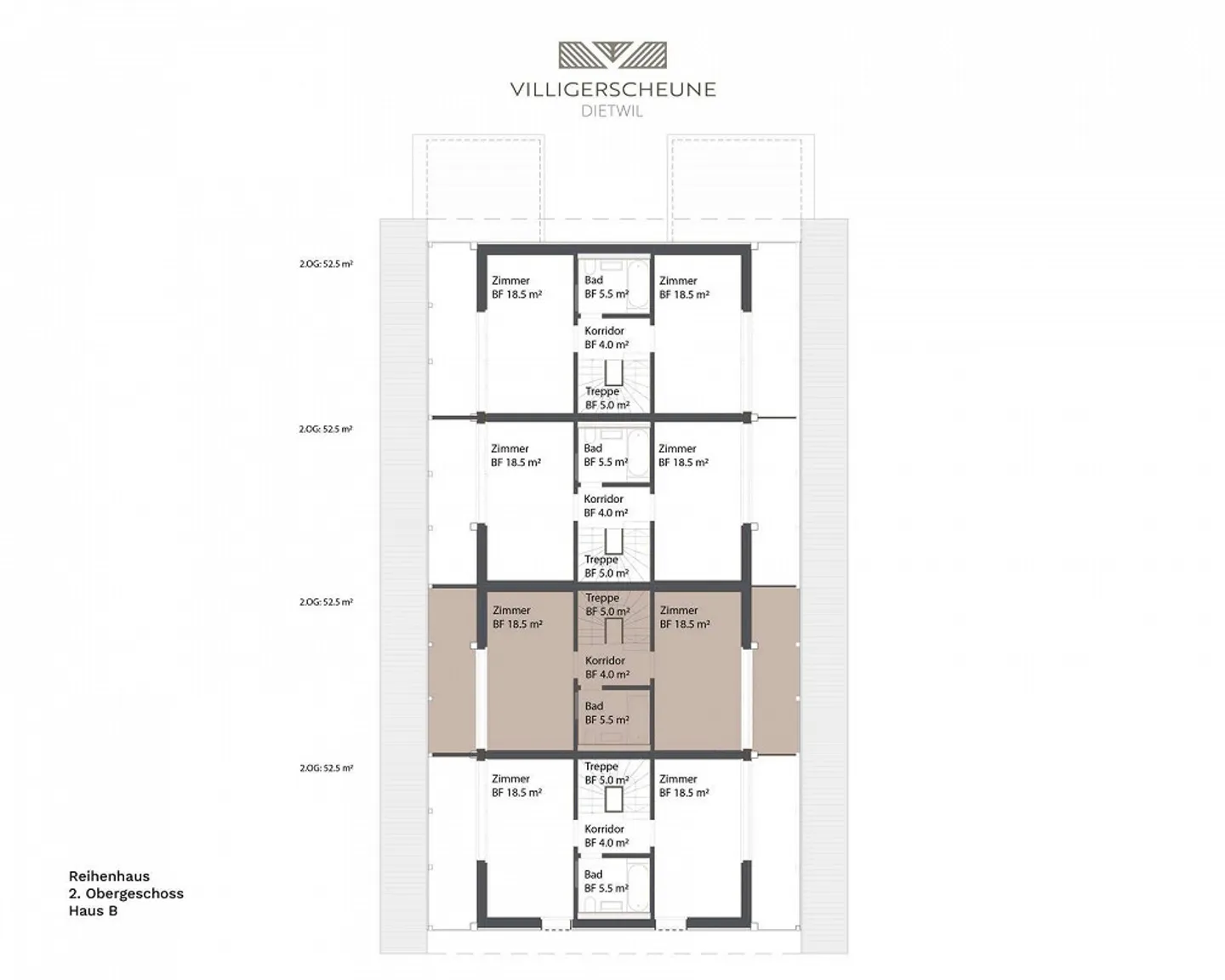 Villigerscheune 6.5 Room Middle Row House - South - Photo 10 of 13