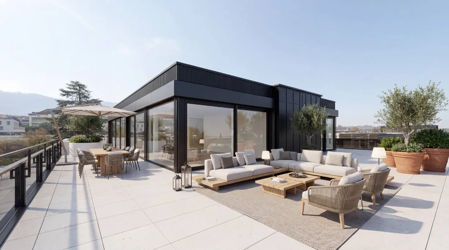 Magnifico attico di 5,5 stanze con terrazza di 249m2 - Foto 1 di 11