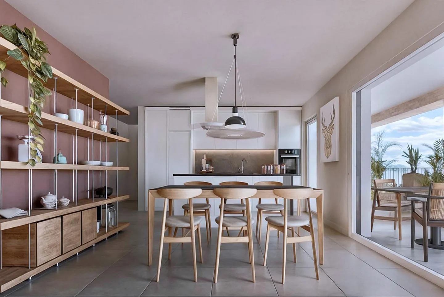 BEAUTIFUL AND NEW 3.5 ROOMS WITH LARGE TERRACE IN AGNO - Photo 2 of 9