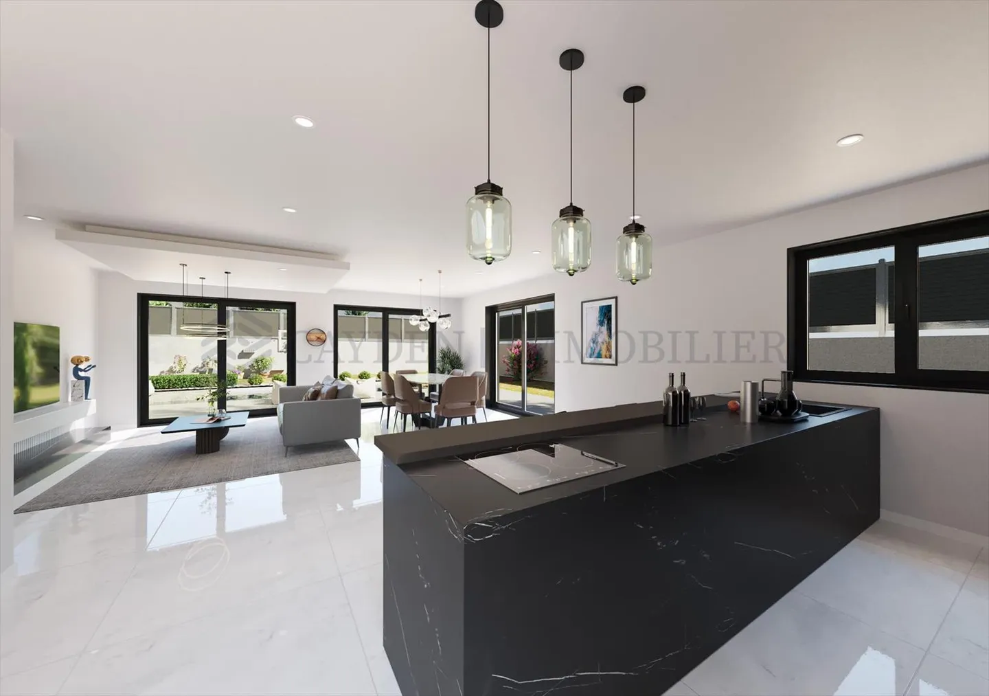 Two Steps from the Veyrier Customs Station - Semi-Detached House - Plot B - Photo 1 of 3