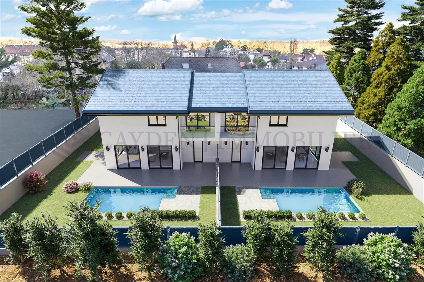 Two Steps from the Veyrier Customs Station - Semi-Detached House - Plot B - Photo 2 of 3