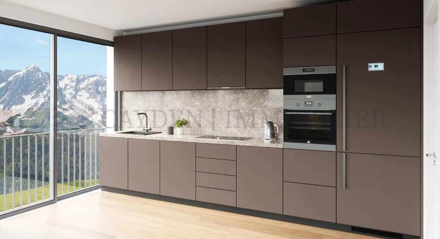 View of the Lakes of Neuchâtel and Morat, Duplex with Garden - Lot D - Photo 4 of 5