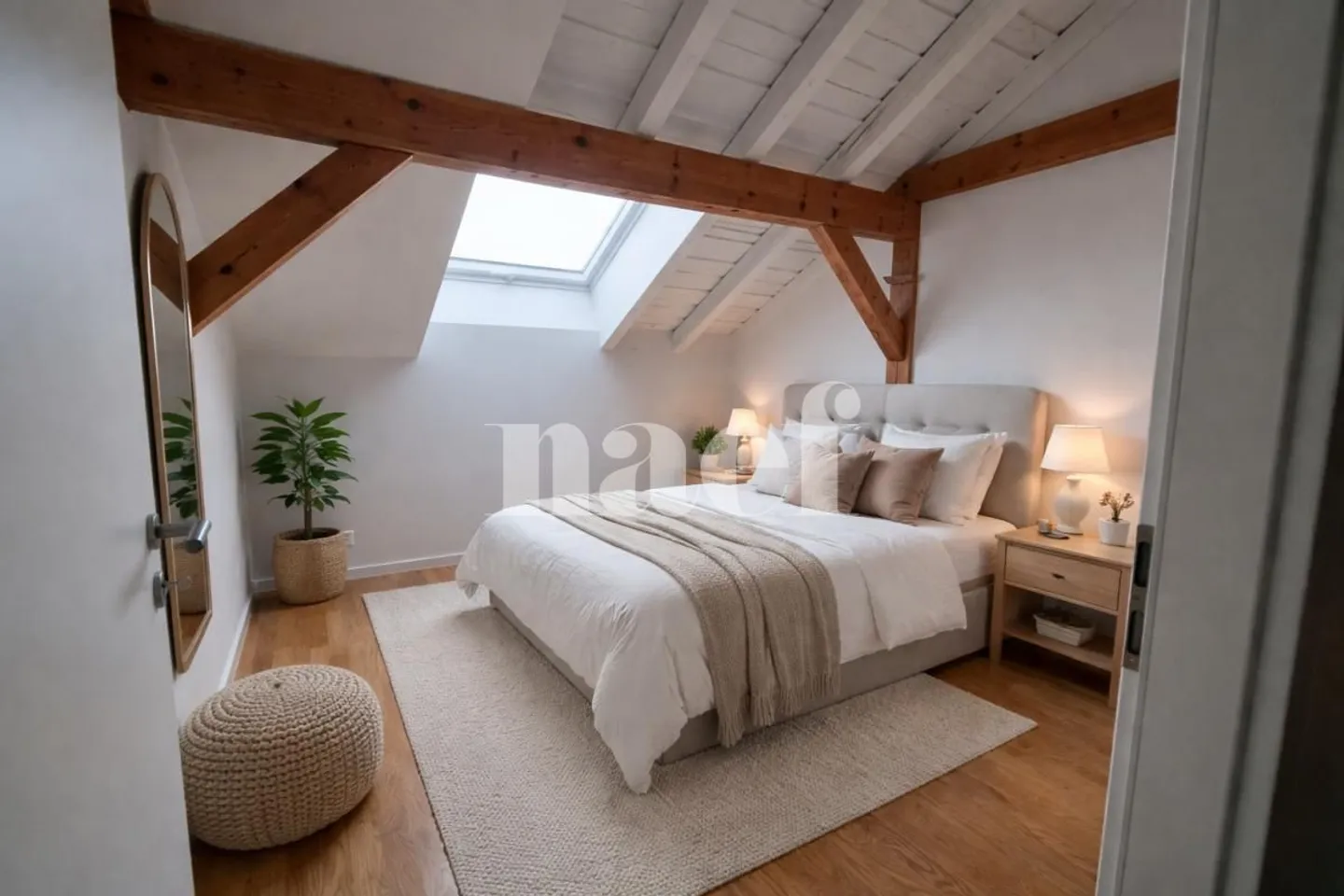 1ER LOYER NET OFFERT !! Exceptionnel, atypique, superbe 4 pièces avec poutres ap - Photo 4 sur 7