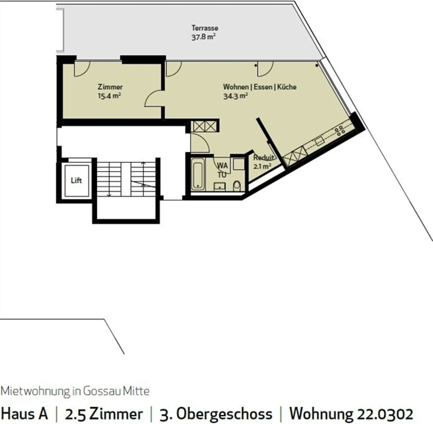 This single apartment in the Gossau center is waiting for you! - Photo 6 of 7