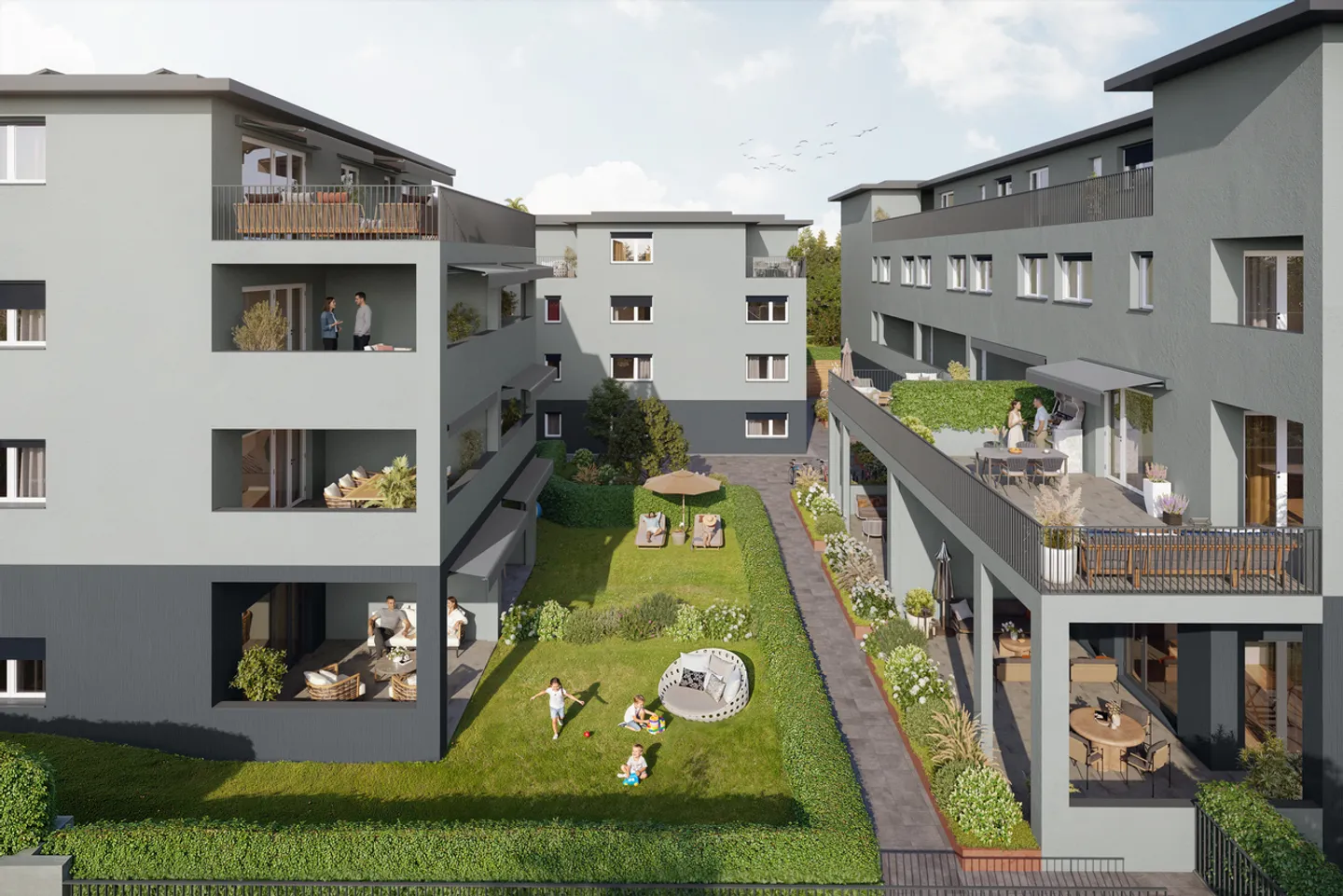 Moderne Wohnungen in Höri - Foto 1 von 6