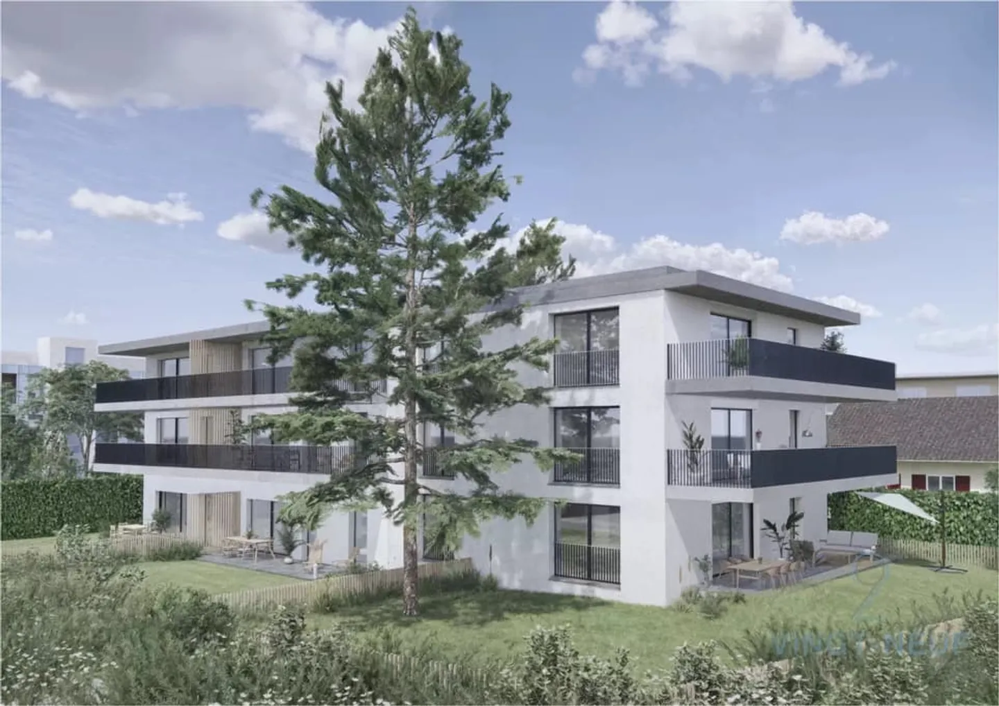 Projet de 9 appartements PPE à Perly-Certoux - Photo 1 sur 5