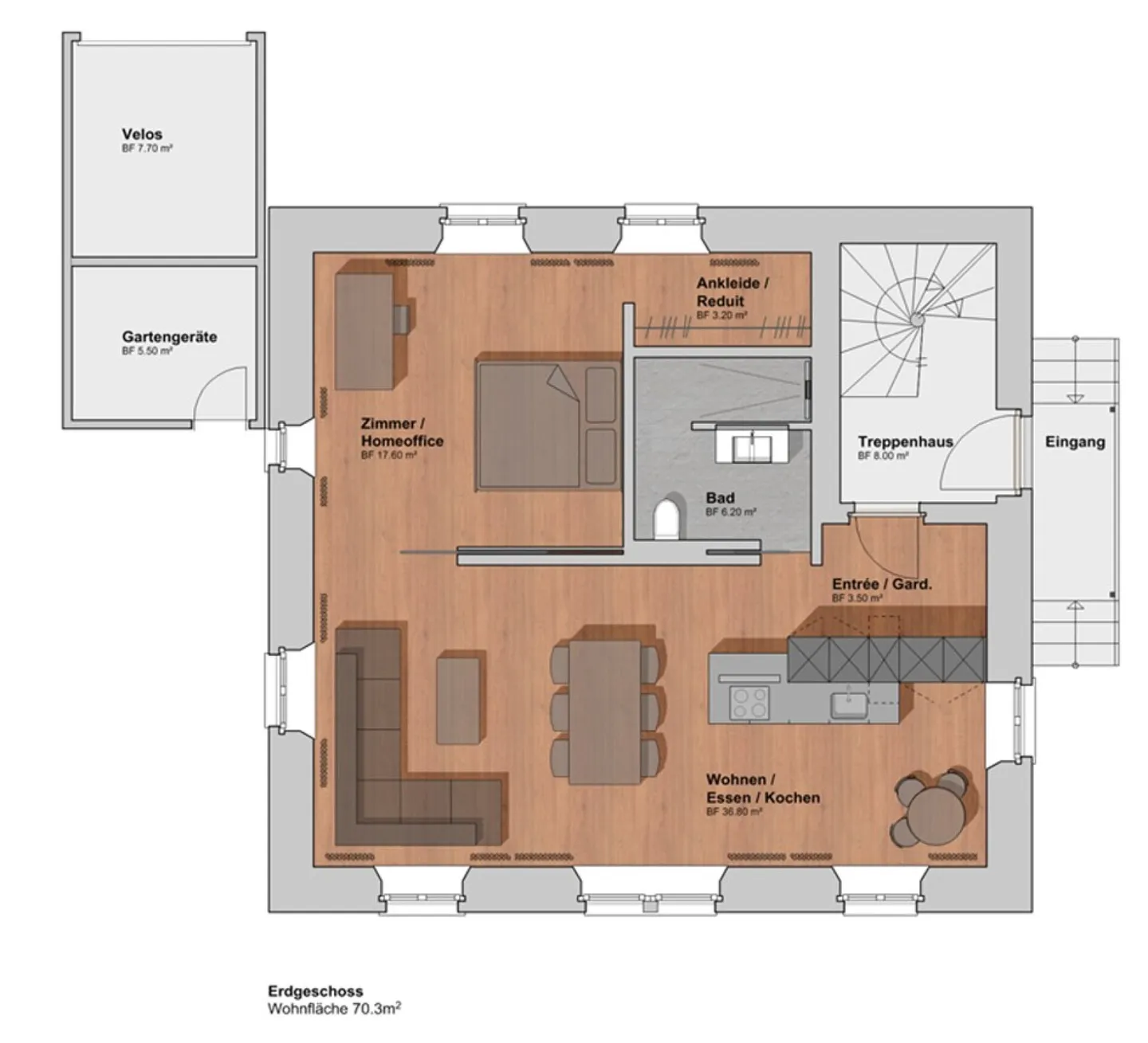 Loft esclusivo in città nel cuore di Wil - Foto 13 di 13