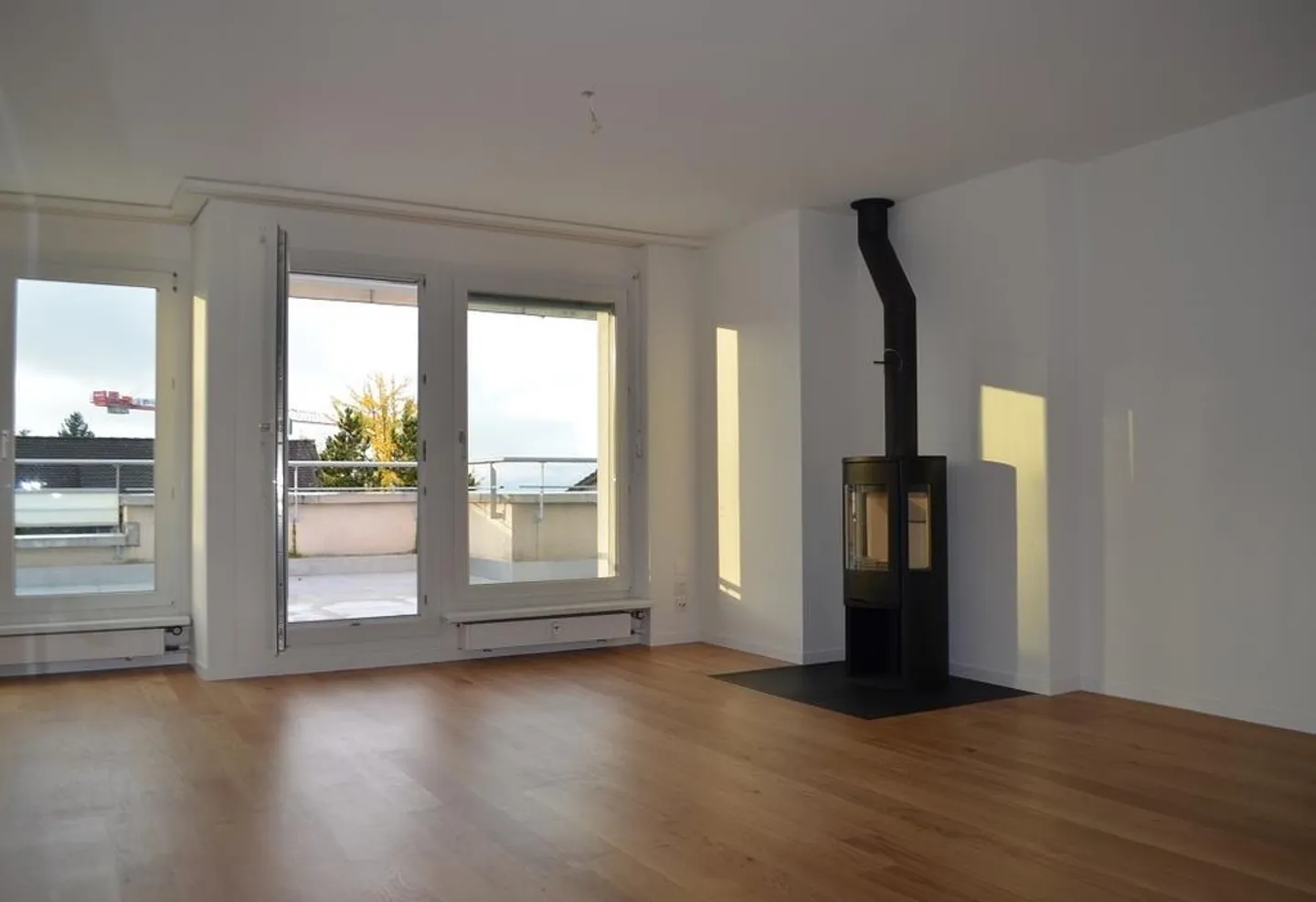 4.5-room penthouse apartment with fireplace and large roof terrace - Photo 5 of 11
