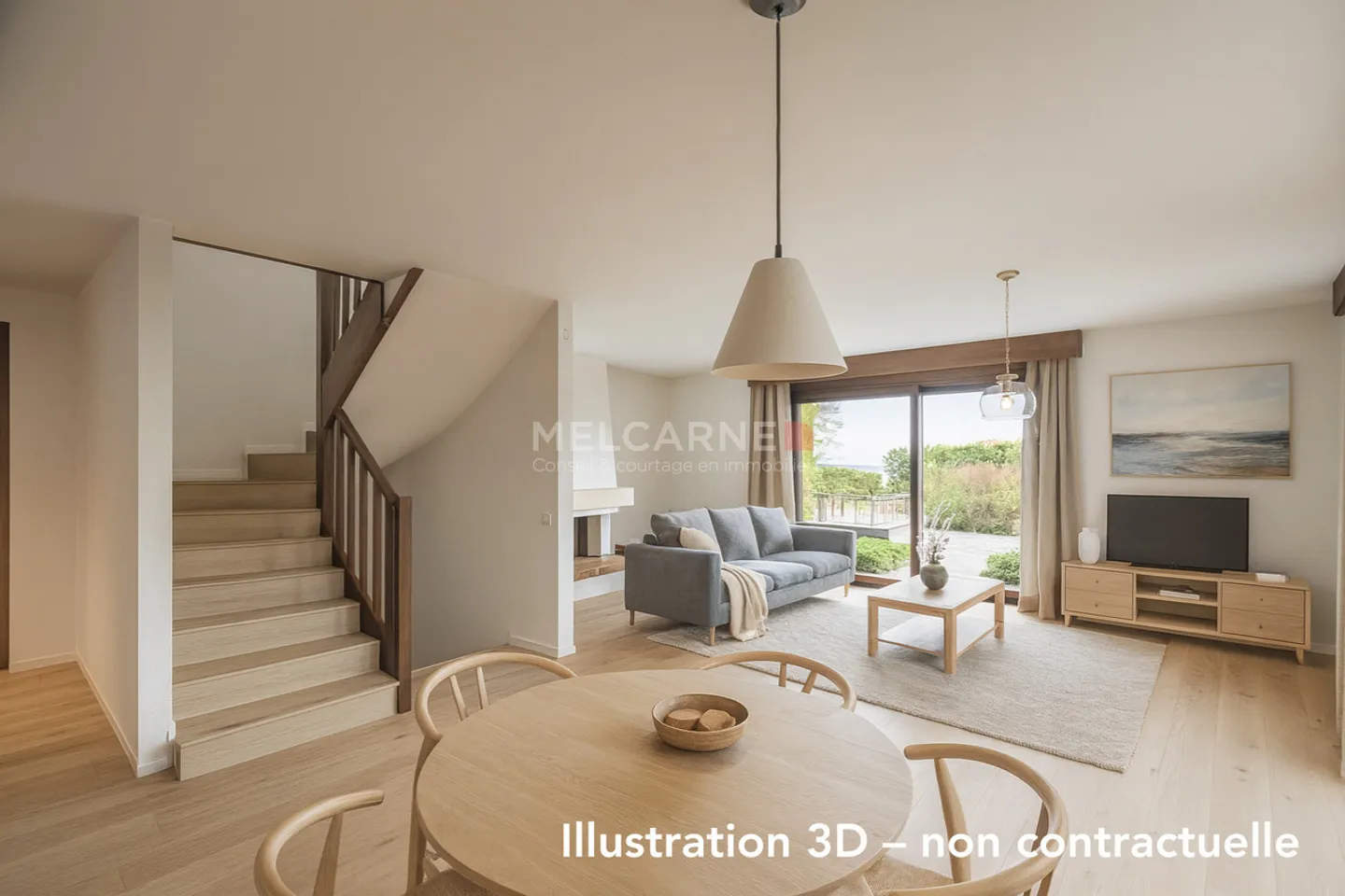 Einzelvilla mit privatem Zugang zum See - Foto 3 von 4