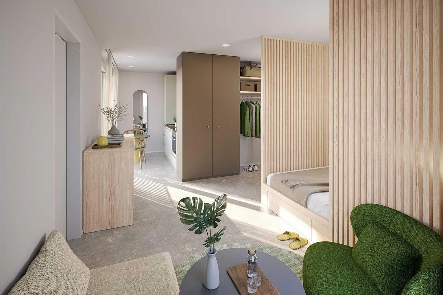 Newly built Saatlenstrasse Zurich - Your new furnished Tiny Apartment - Photo 5 of 5