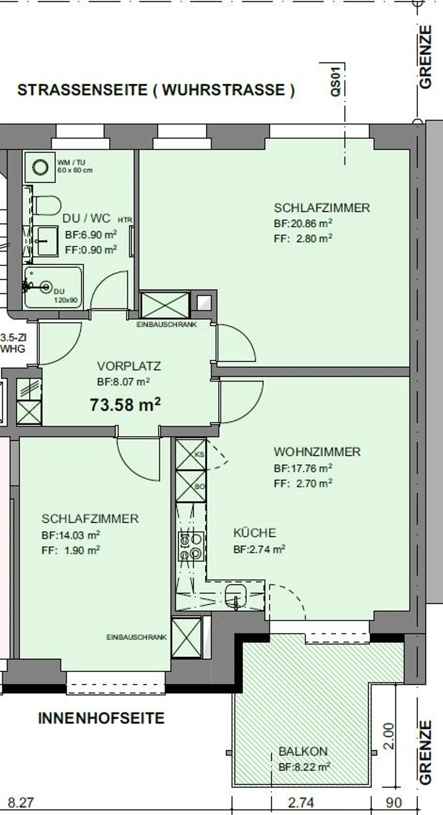 Top modern and renovated 3.5-room apartment in District 3 - Photo 7 of 7