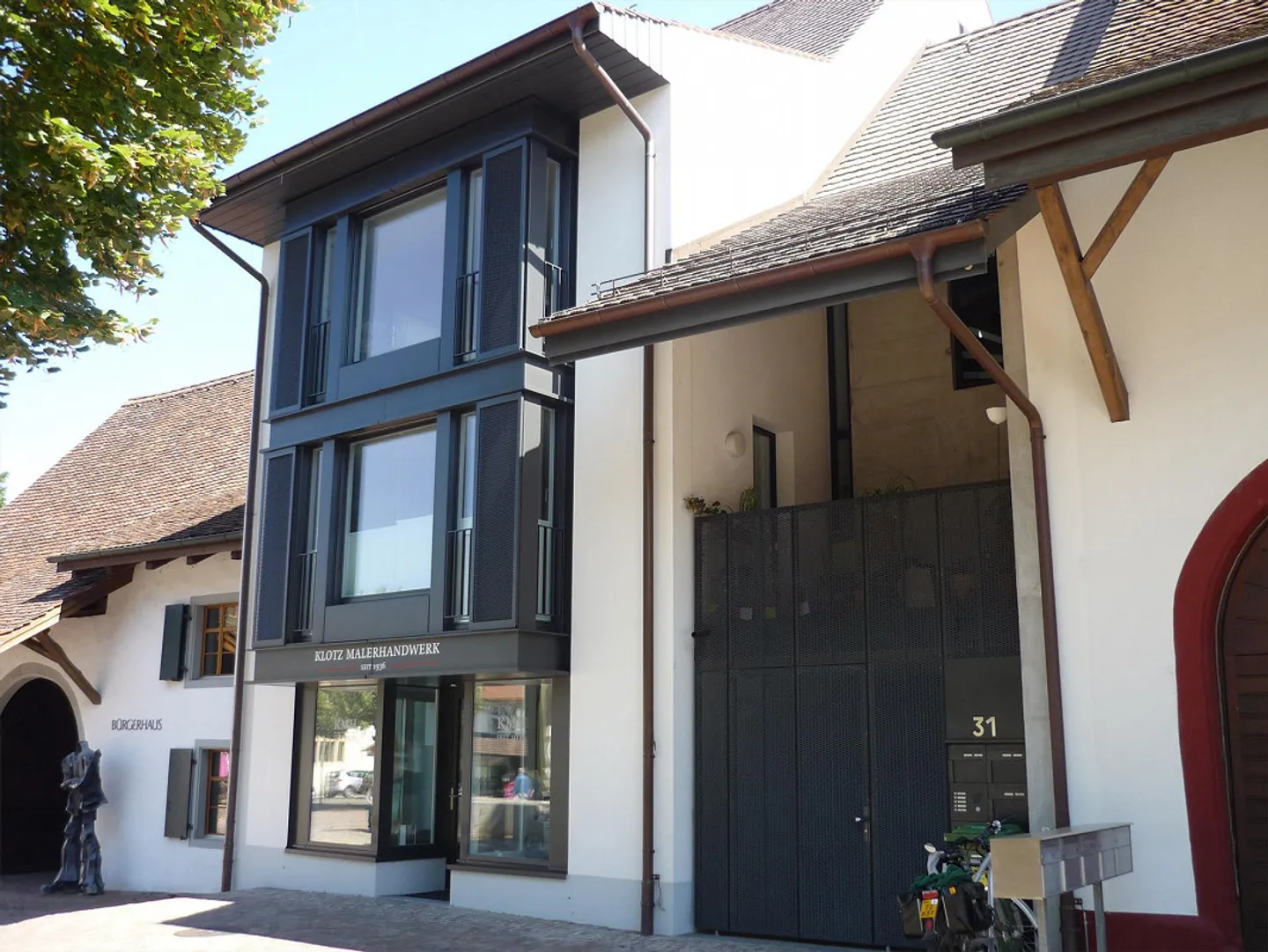 Charming, modern 1-room studio, ground floor in the "Döbelihaus" in Pratteln - Photo 3 of 7