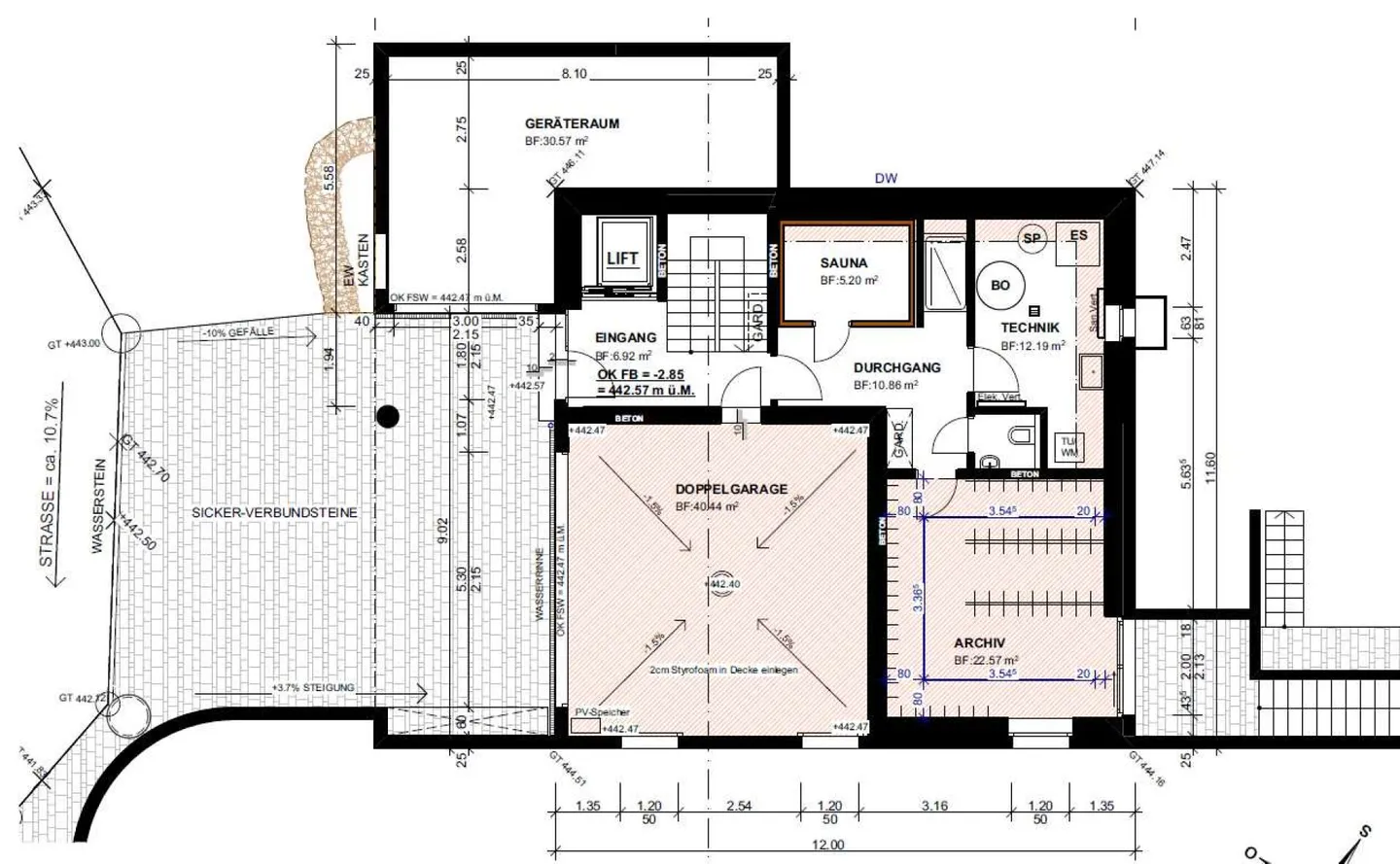 Zu vermieten in Mammern, angrenzend an Landwirtschaftszone, freistehendes 6½ Zi.-EFH mit Lift; Unverbaubarer Hanglage und Sicht auf See ! - Foto 4 von 16