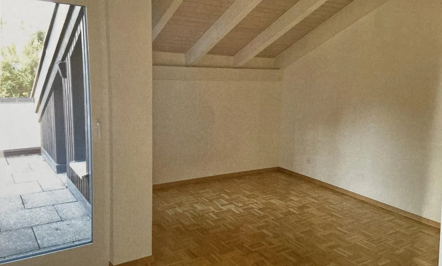 Appartement sous les combles lumineux de 4,5 pièces à Berikon - Photo 2 sur 8