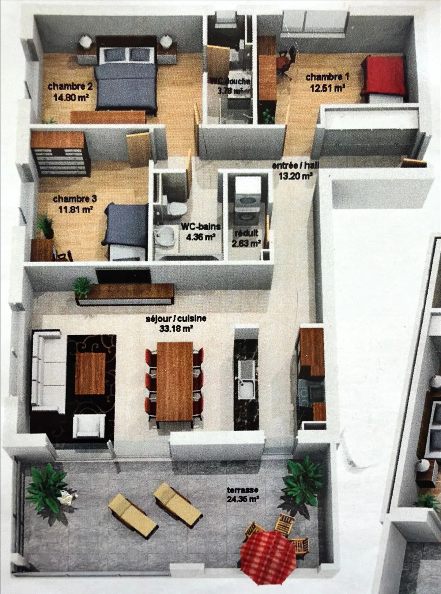 Beautiful 4.5-room apartment with large terrace - Photo 9 of 9