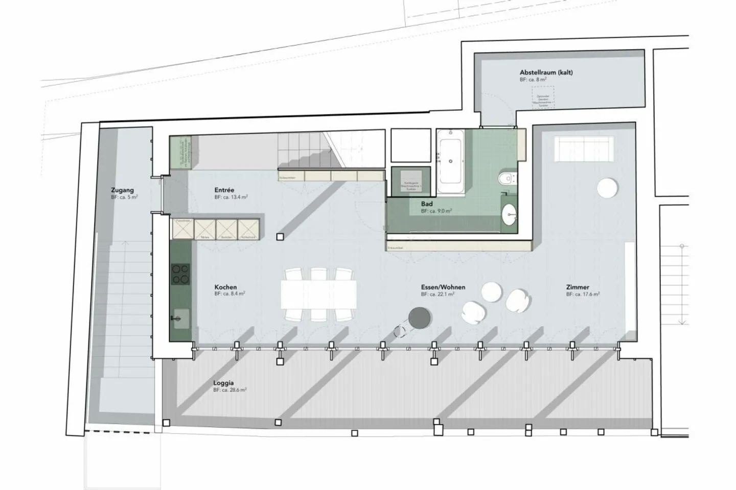 Prima occupazione appartamento maisonette di 4,5 stanze - Foto 2 di 7