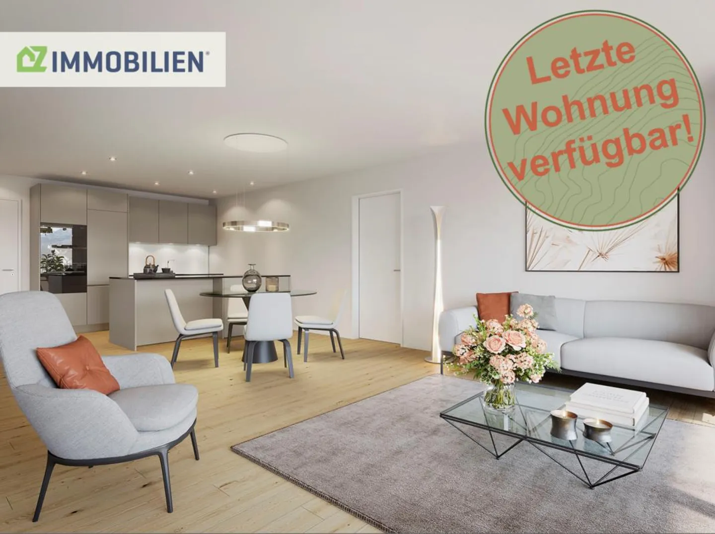 Grosszügige Gartenwohnung - der Wohntraum im Zentrum von Oberriet - Foto 1 von 5