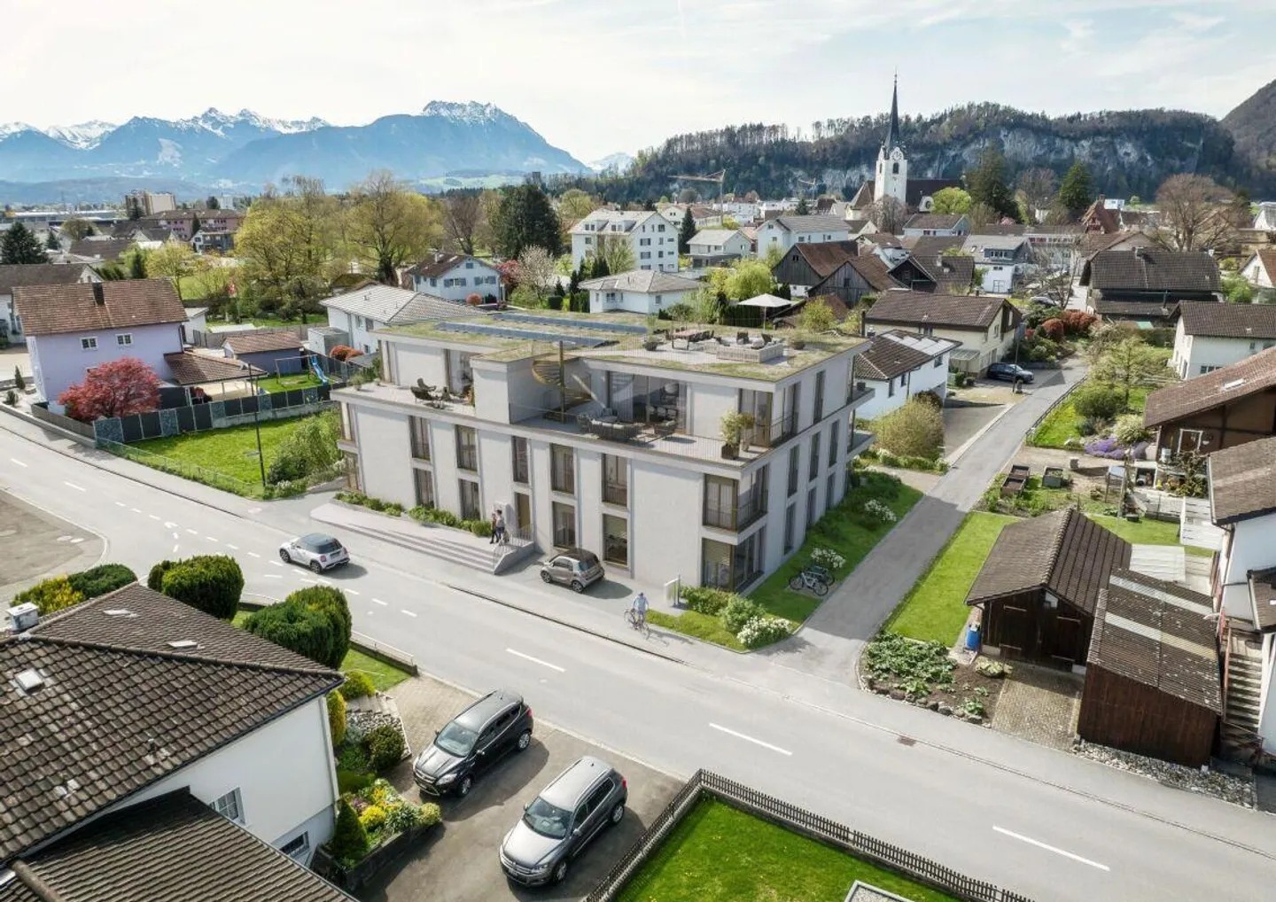 Grosszügige Gartenwohnung - der Wohntraum im Zentrum von Oberriet - Foto 2 von 5