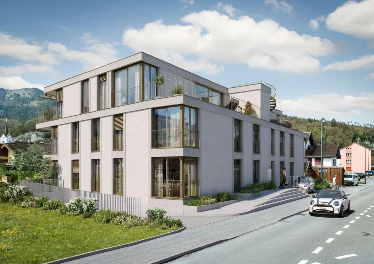 Grosszügige Gartenwohnung - der Wohntraum im Zentrum von Oberriet - Foto 3 von 5