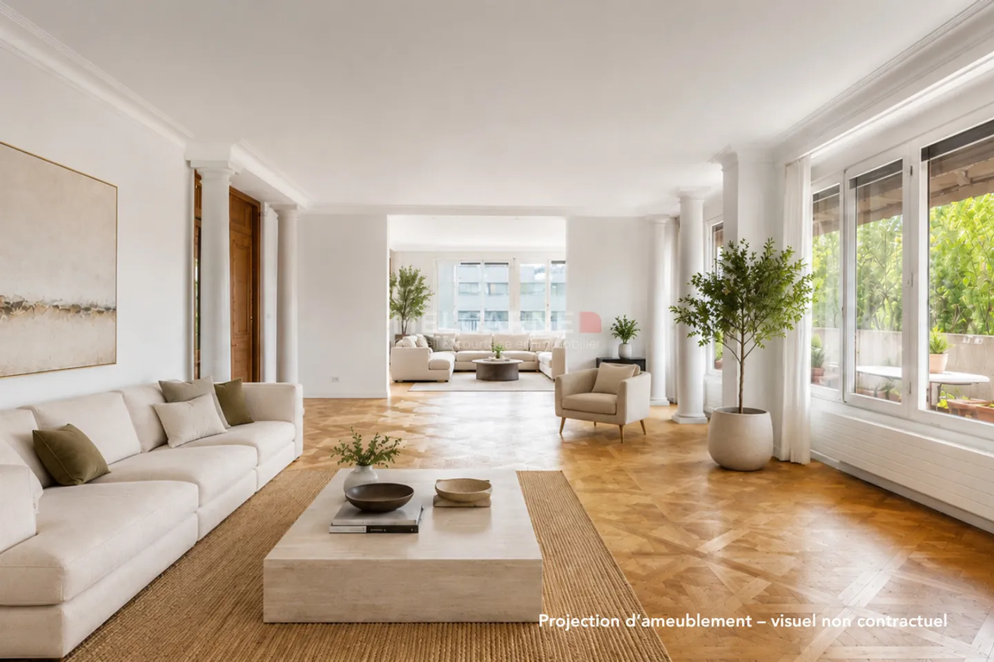 Exklusivität - 12-Zimmer-Wohnung in hoher Etage - Foto 1 von 8