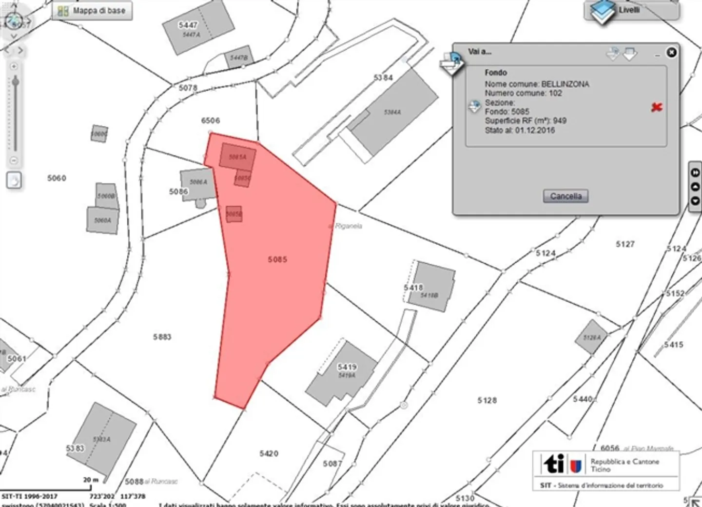 «Terreno edificabile di 1918 m2  Baulandgrundstück von 1918m2» - Foto 7 di 9