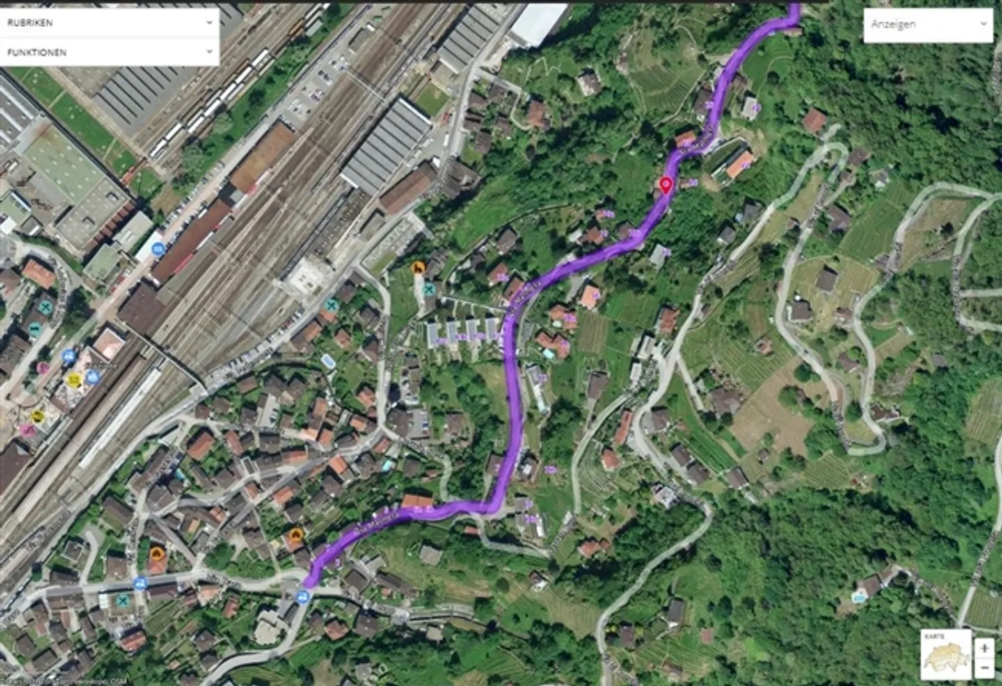 «Terreno edificabile di 1918 m2  Baulandgrundstück von 1918m2» - Foto 8 di 9