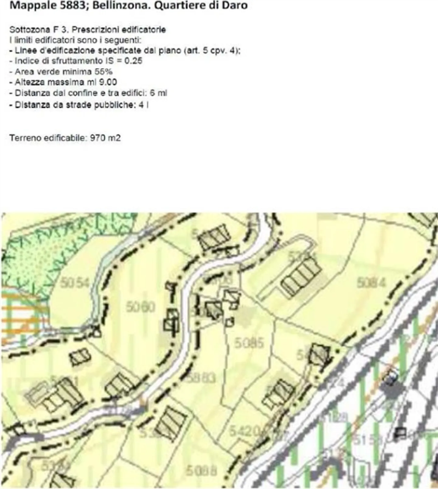«Terreno edificabile di 1918 m2  Baulandgrundstück von 1918m2» - Foto 9 di 9