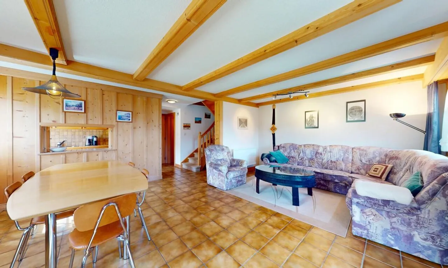 4 Täler - Chalet mit zwei Wohnungen in Bruson am Fuße der Pisten - Foto 5 von 13