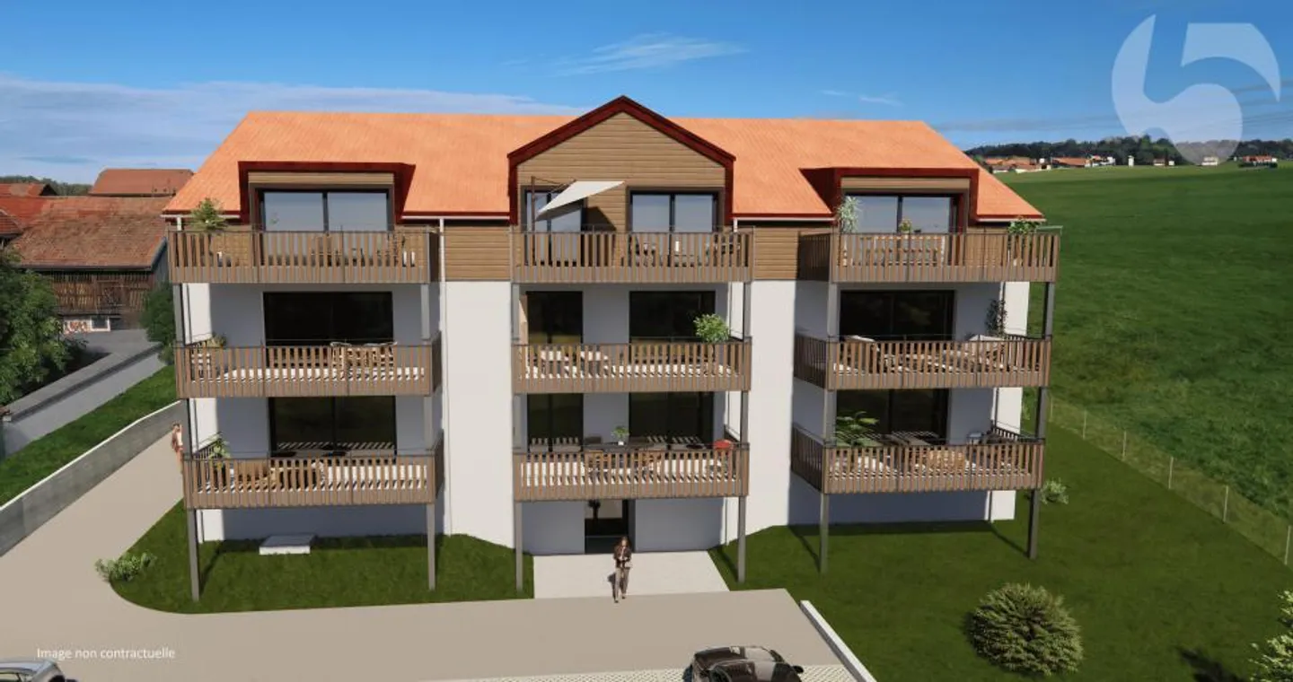 Appartamento di due e mezzo locali a Vaulruz - Foto 2 di 5