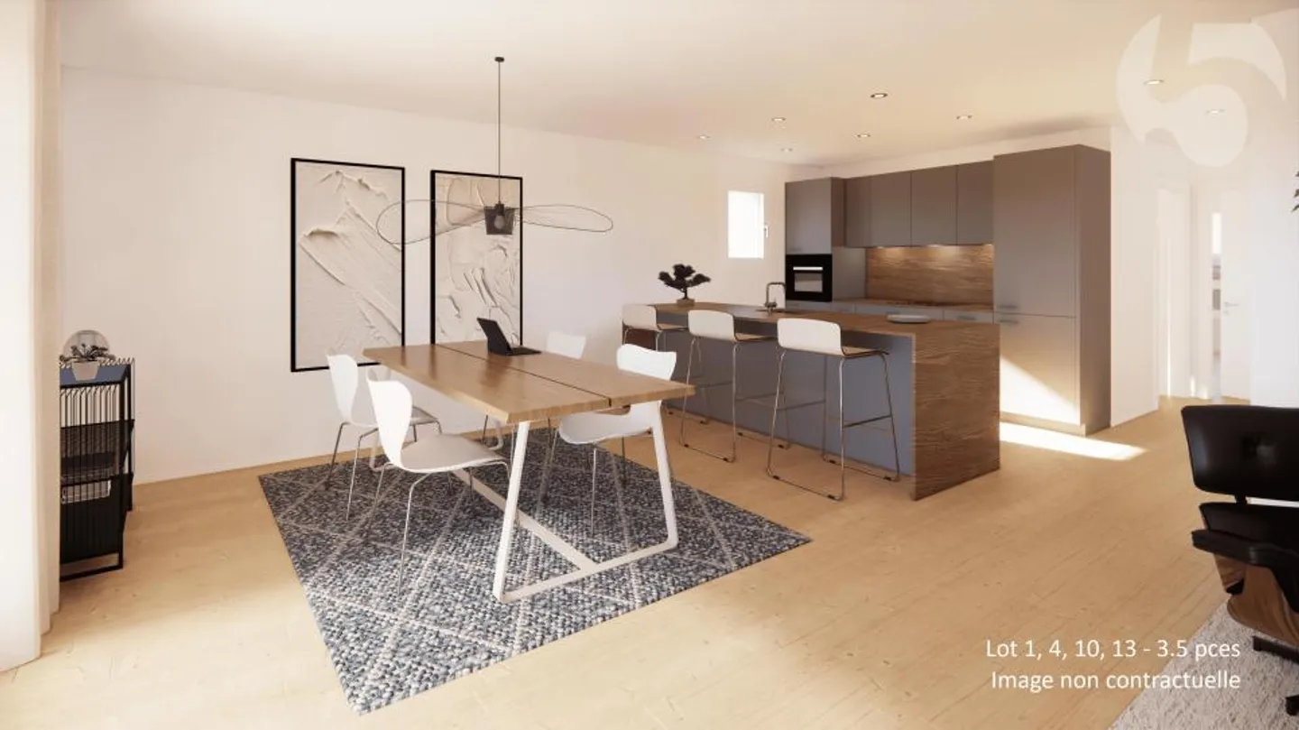 Appartamento di due e mezzo locali a Vaulruz - Foto 5 di 5