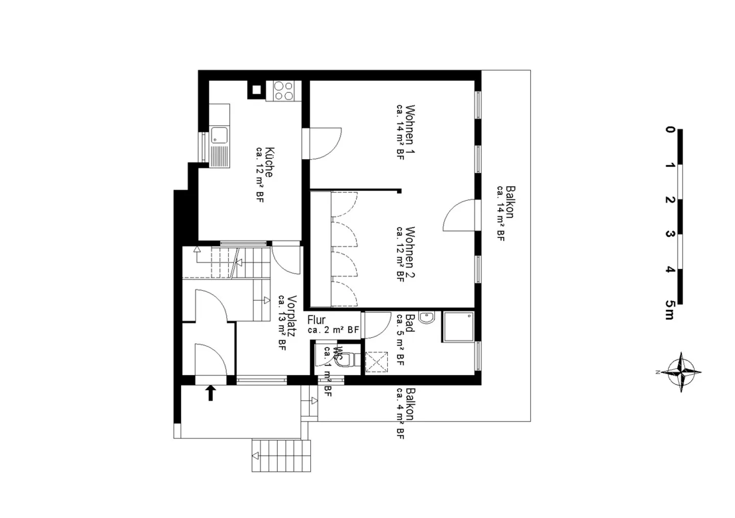 Maison semi-détachée en chalet - Photo 5 sur 8