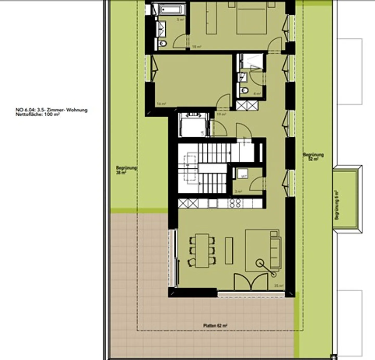 Appartamento attico luminoso, moderno e centralmente situato al 6° piano - Foto 5 di 5