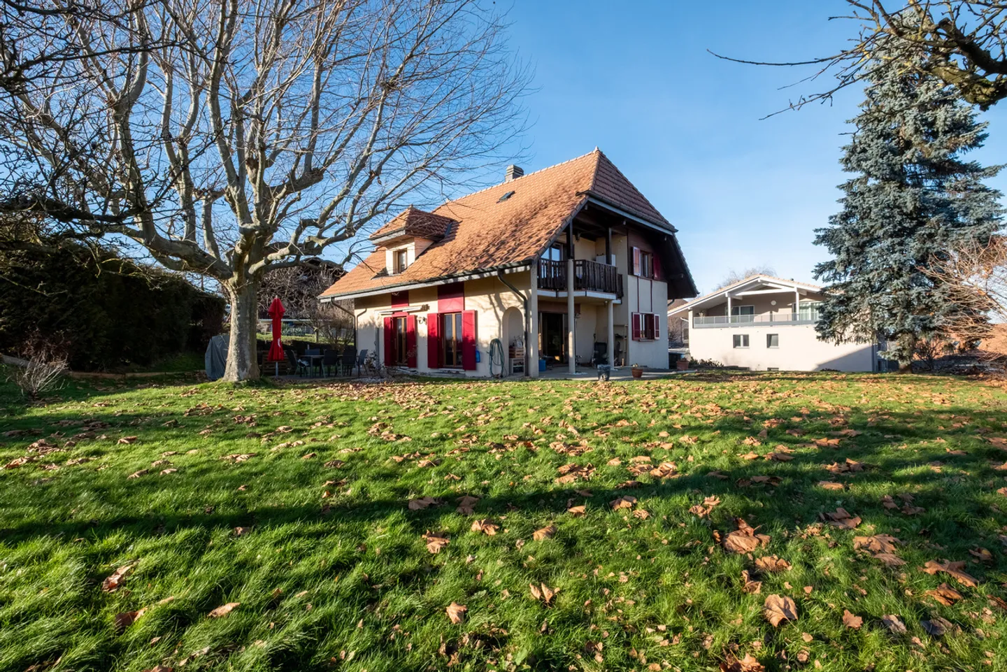 Belle villa de charactère avec grand terrain à  Massonnens - Photo 1 sur 22