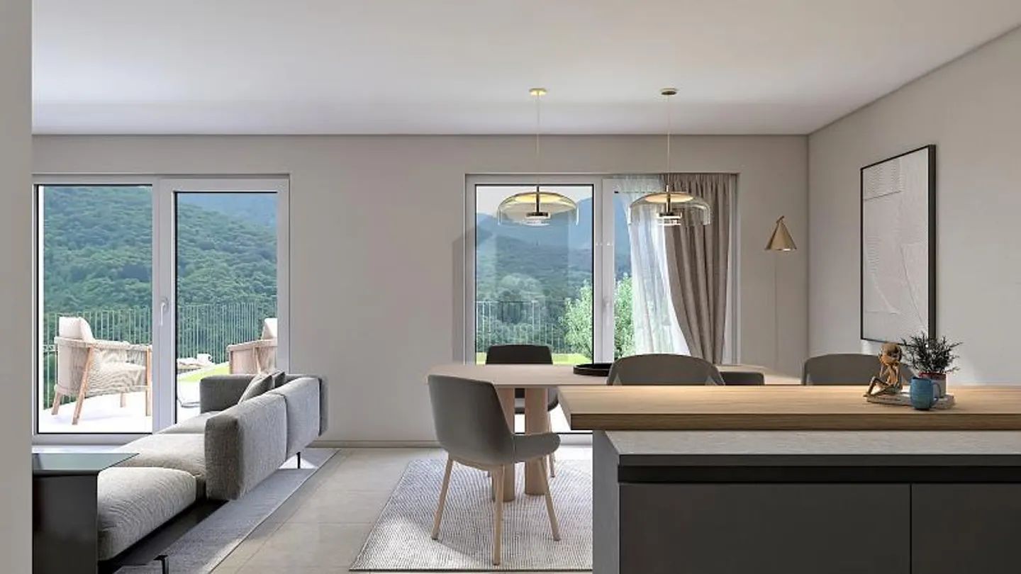 Casa a schiera incantevole a Monteggio - Foto 2 di 5