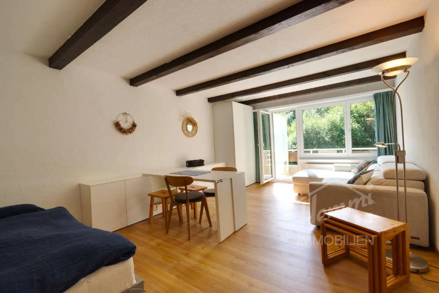 Ruhiges Studio mit Balkon und Bergblick - Foto 7 von 16