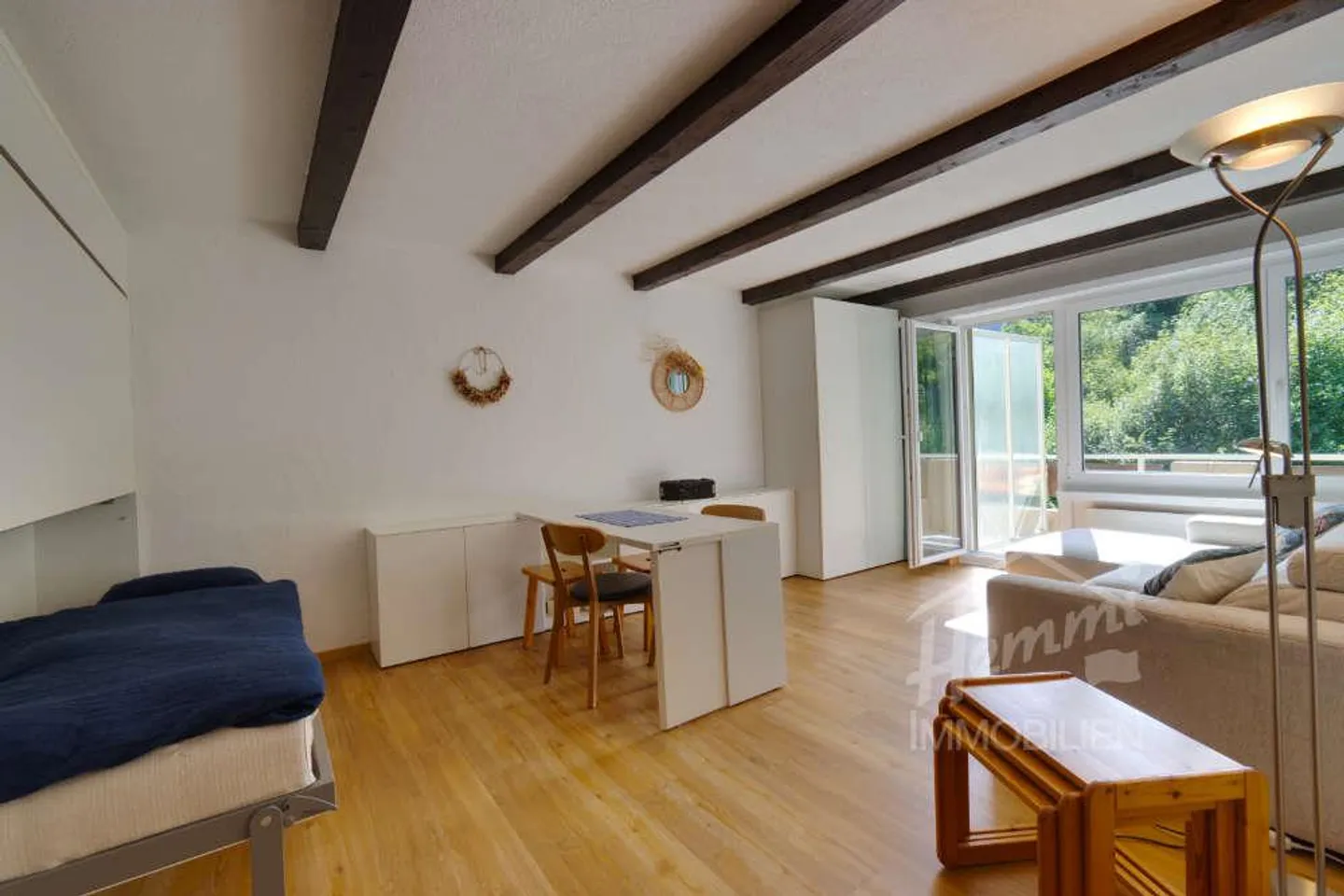 Ruhiges Studio mit Balkon und Bergblick - Foto 9 von 16