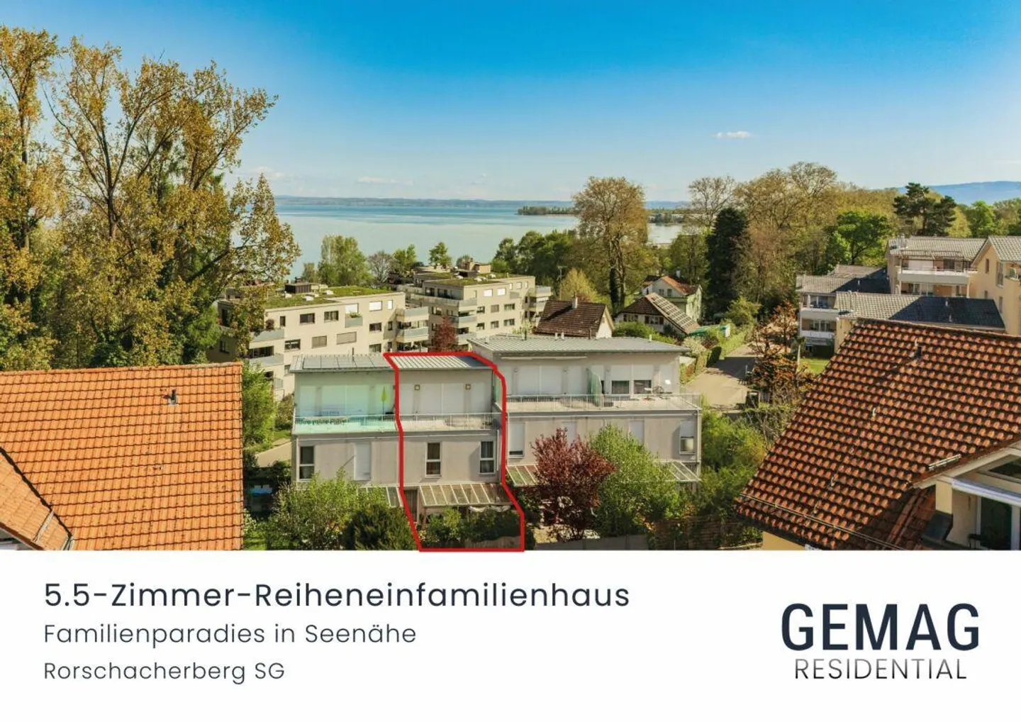 Meraviglia di spazio: Casa a schiera di 5,5 stanze vicino al lago - Foto 1 di 15